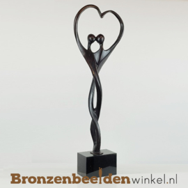 Afrikaans sculptuur "Samen voor altijd" BBW007br28