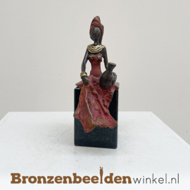 Afrikaans beeld "Dalila" 12 cm BBWZT13KL
