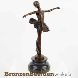 Ballerina beeldje brons BBWVG80