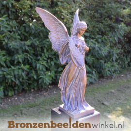 Tuinbeeld engel brons BBW94530