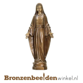 Bronzen Mariabeeld met zegende handen BBWP65020