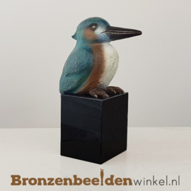 Bronzen ijsvogel beeld BBW37237