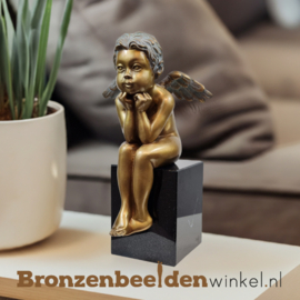 Bronzen engelen beeldje BBW85417