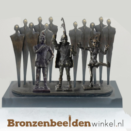 Raad van elf beeld op maat - evt met prins, adjudant en nar