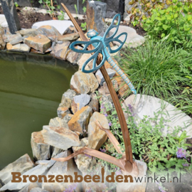 Dieren tuinbeeld reuzenlibelle BBW84283