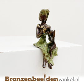 Afrikaans beeld "Hasina en Noni" 12 cm BBWZT24KL