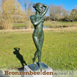 Vrouwenbeeld brons "Mathilde" BBW1415br