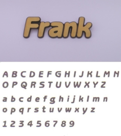 Losse letters Frank