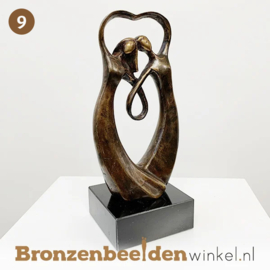 NR 9 | Bronzen beeld Amsterdam "Hart voor Elkaar" BBW001br07