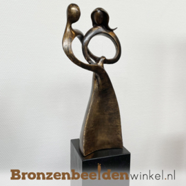 Bruiloft kado "Één zijn" op sokkel BBW001br05XLOS