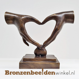 Liefdes kado "Hart handen" BBW001br80