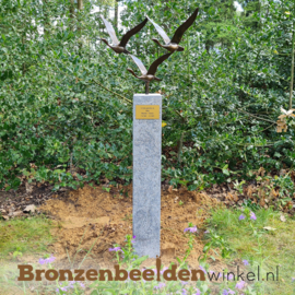 Alternatief grafsteen "Drie ganzen" BBWF3GHS