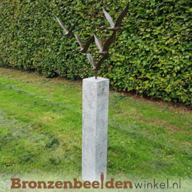 NR 5 | Bronzen beeld Eindhoven ''De 5 ganzen'' BBWF5G