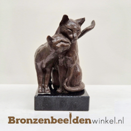 Kattenbeeldjes op sokkel BBW12668