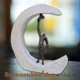 Kunst beeldje "De vruchten plukken" BBW005br22