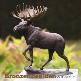 Bronzen beeld eland BBW1142