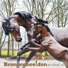 NR 1 | Bronzen paard ''Paard met veulen'' BBW1000