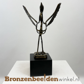 Asbeeld Kraanvogel in brons BBW81220