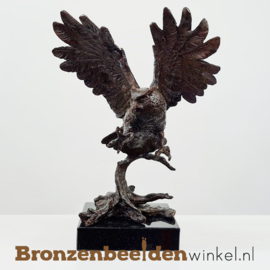 Uilen beeldje met gespreide vleugels BBW61021