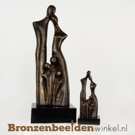 NR 4 | Bronzen beeld Den Haag ''Gezin 5 personen'' BBW001br70