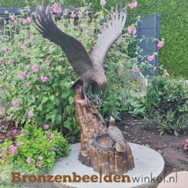 Tuinbeeld adelaar brons BBW1024br