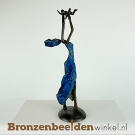 Afrikaans beeld "Blijdschap" 26 cm BBW009br63