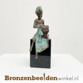 Afrikaans beeld "Nana en Kobe" 12 cm BBWZT21KL