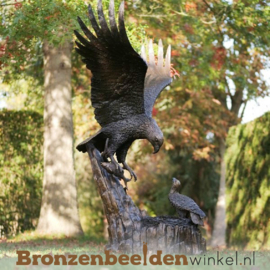 Tuinbeeld adelaar brons BBW1024br