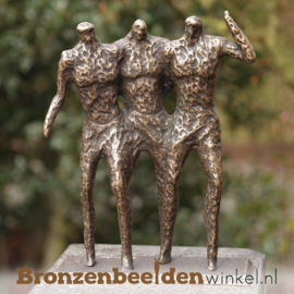Bronzen tuinbeeld "De Drie Heren" BBW1976