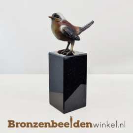 Vogel beeldje Vink op sokkel BBWF6536fa06