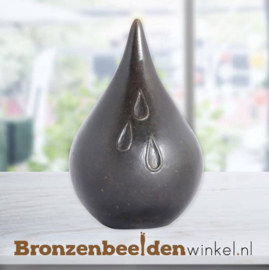 Asbeeldje - mini urn "Teardrop" met kleine tranen BBW0607br