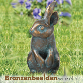 Bronzen beeld konijn BBW37183