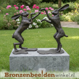 Beeld "De Dansende Hazen" BBW94571