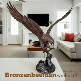 Bronzen adelaar beeld BBW1550br