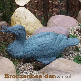 Bronzen eend fontein beeld BBW5325br