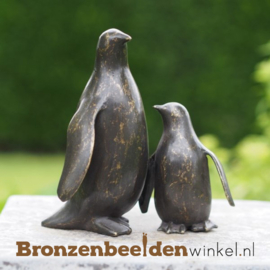 Pinguïn beeldje in brons BBW1583