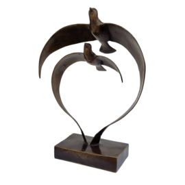 Liefdes kado "Liefde geeft je vleugels" BBW001br81