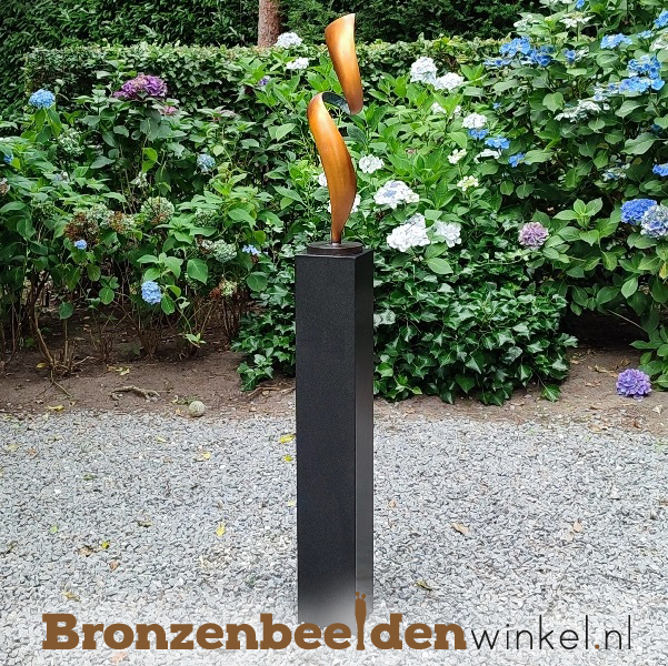 Abstract tuinbeeld "Gracieus" (gouden zijde) BBW1546br