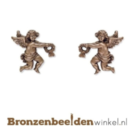 Engelen voor op graf ''Twee bronzen engeltjes'' BBW20498