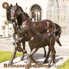 NR 9 | Bronzen paard ''Paard met veulen'' BBW1001