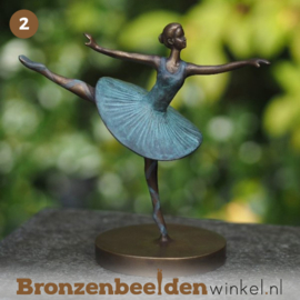 NR 2 | Verjaardagscadeau vrouw  ''Ballerina brons''  BBW2346br