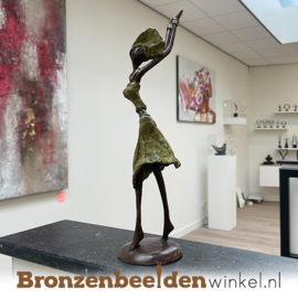 Afrikaans beeld "Blijdschap" 35 cm bbwST13GR35