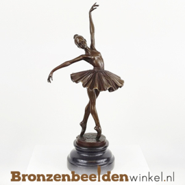 Ballerina beeldje brons BBWFA89