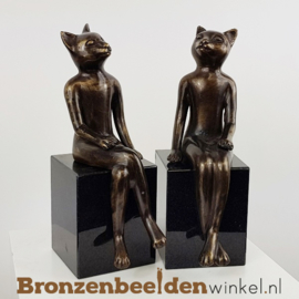 Katten beeldjes "De Stijlvolle Poezen" BBW1849br