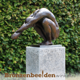 Bronzen tuinbeeld "Yoga" BBW1300br