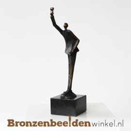 Pensioen collega cadeau ''Wijn met beeldje'' BBW00386GP