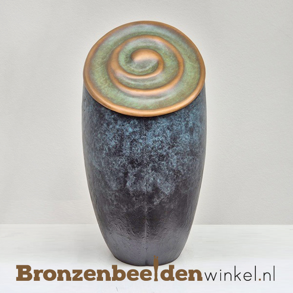 Bronzen urn "Cirkel des Levens" BBW57005