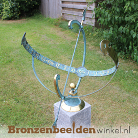 Pensioen cadeau bronzen zonnewijzer BBW0028br