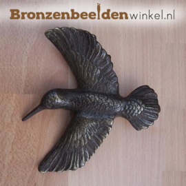 Wanddecoratie brons "Colibri" BBW0202br