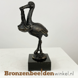 Ooievaar beeldje "Hoera! een baby" BBW23bp07